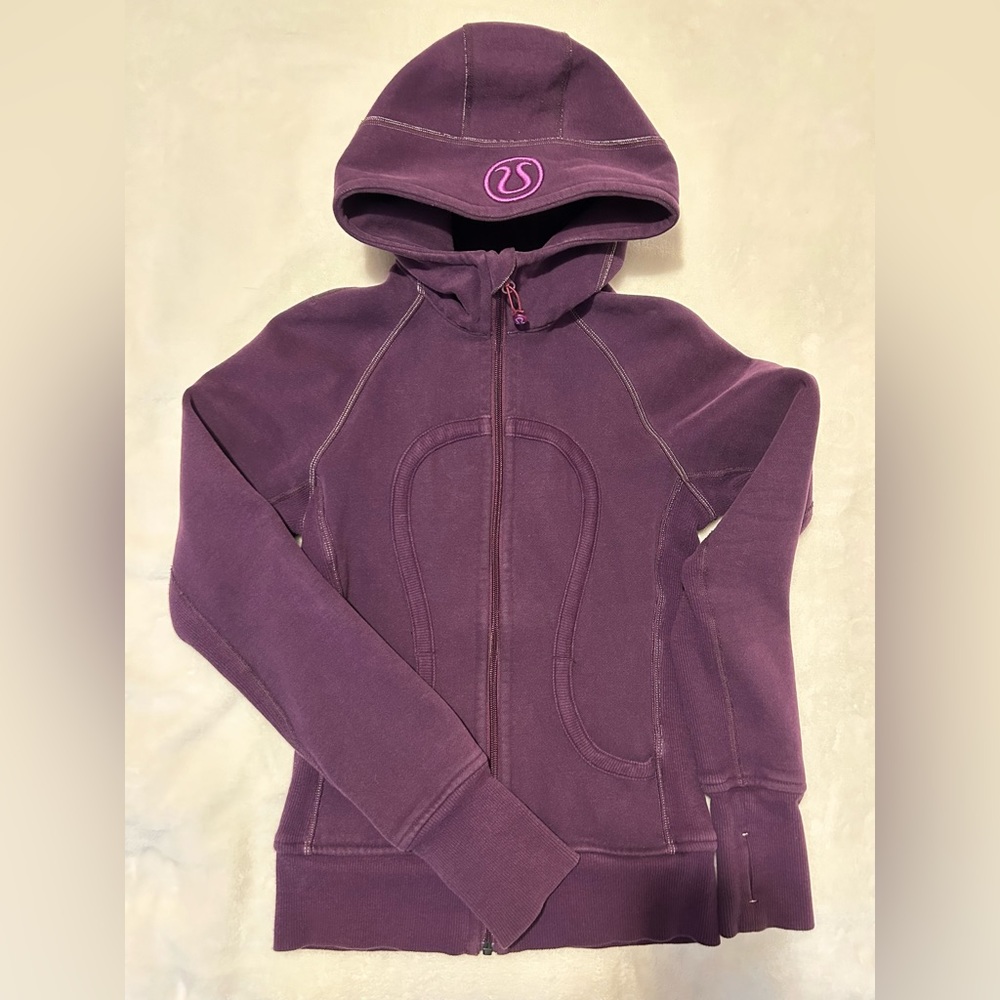 Lululemon Vintage Scuba Hoodie Full Zip Size 2
